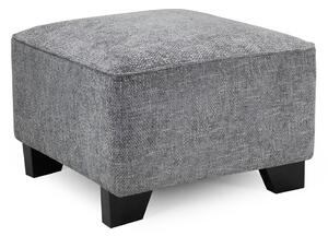 Nepean Fabric Foot Stool In Slate