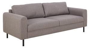 Onalaska Fabric 3 Seater Sofa In Light Grey Brown