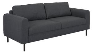 Onalaska Fabric 2.5 Seater Sofa In Basel Dark Grey