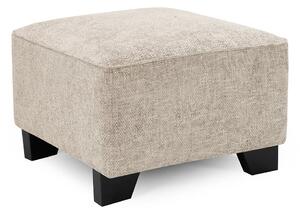 Nepean Fabric Foot Stool In Stone