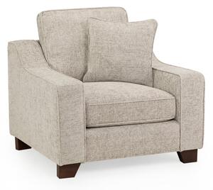 Nepean Fabric 1 Seater Sofa In Stone