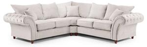 Winnsboro Fabric Corner Sofa In Stone