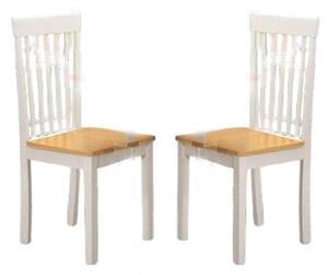 Aalto White Oak Wooden Dining Chairs In Pair