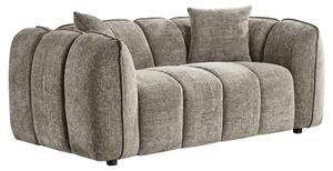 Ventura Fabric 2 Seater Sofa In Mocha