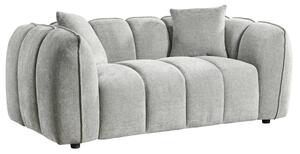 Ventura Fabric 2 Seater Sofa In Grey