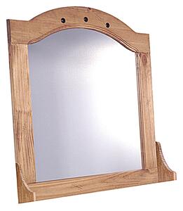 Carlen Vanity Mirror With Distressed Oak Wooden Frame