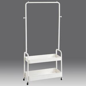 Andalusia Metal Coat Stand In White