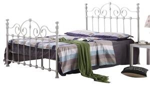 Irvine Metal Double Bed In White