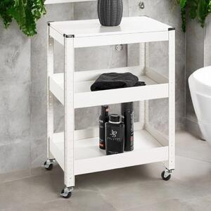 Kenosha Metal Drinks Trolley In White