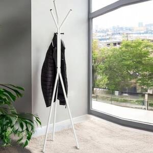 Menasha Metal Coat Stand In Black And White