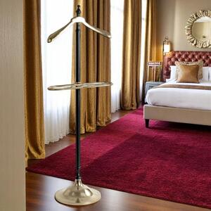 Nogales Metal Coat Stand In Gold And Black