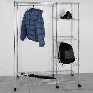Morrilton Metal Coat Stand In Chrome