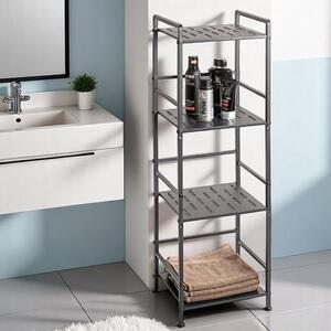 Umatilla Metal Shelving Unit With 4 Shelves In Anthracite