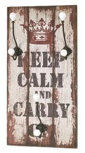 Coachella Wooden Coat Rack In Motif And Black