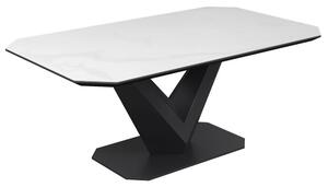Viroqua Ceramic Coffee Table In Matt White