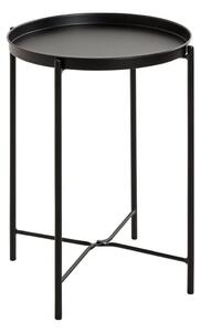 Marietta Metal Round End Table In Black