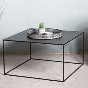 Manitowoc Metal Square End Table In Black