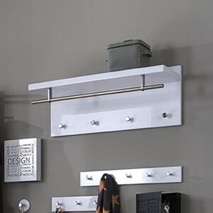 Learo Wooden Coat Rack In White