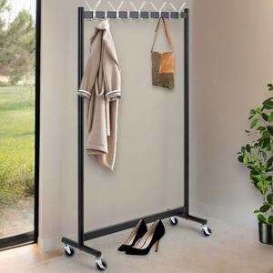 Hillsboro Metal Coat Stand In Black