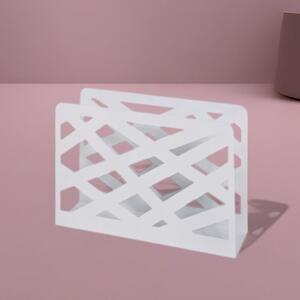 Cibecue Metal Magazine Rack In White
