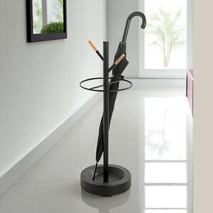 Patchogue Metal Umbrella Stand In Black
