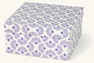 Box - Handmade paper. 20 x 20 x 9.5 cm. - Off White - Søstrene Grene