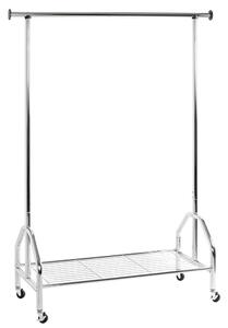 Selbyville Tubular Steel Coat Stand In Chrome