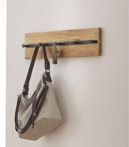 Eagle Wooden Coat Rack With 5 Hooks In Oiled Oak