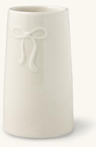 Vase - Porcelain. 8.2 x 7.2 x 14.2 cm. - Off White - Søstrene Grene