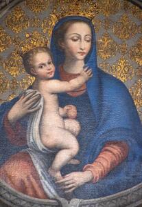 Photography Virgin Mary & Baby Jesus, Salerno, Feng Wei Photography, (26.7 x 40 cm)
