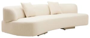 Odessa Fabric 3 Seater Sofa In Cream