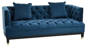 Scranton Fabric 2 Seater Sofa In Navy
