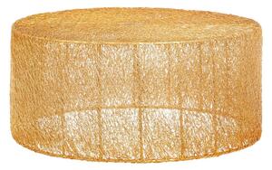 Telluride Metal Round Coffee Table In Gold