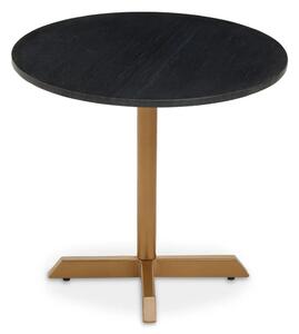 Valrico Black Marble Top Coffee Table With Gold Legs