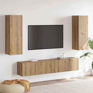 Beaufort 160cm Wooden Entertainment Unit In Artisan Oak