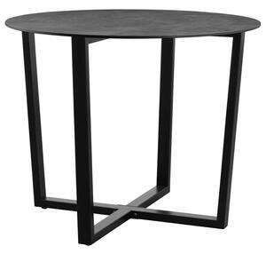 Aldgate Small Wooden Dining Table In Anthracite