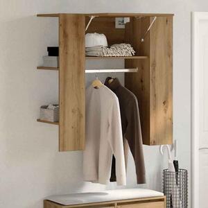 Deion Wooden Hallway Storage Cabinet In Artisan Oak