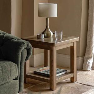 Bethesda Wooden Side Table In Natural