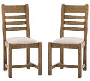 Bethesda Natural Wooden Dining Chairs In Pair