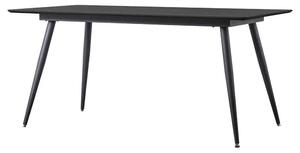 Aptly Wooden Rectangular Dining Table In Black