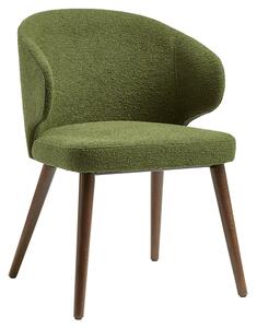 Stoughton Fabric Armchair In Forest Green