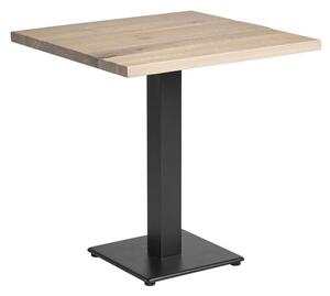 Wingate Medium Wooden Square Dining Table In Extra White
