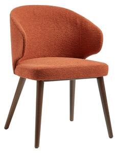 Stoughton Fabric Armchair In Terracotta