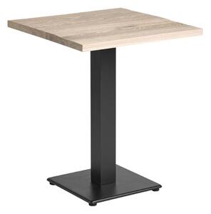 Wingate Small Wooden Square Dining Table In Extra White