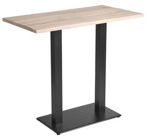 Wausau Wooden Rectangular Bar Table In Extra White