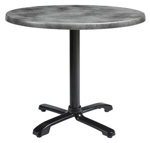Fernie 80cm Wooden Flip Top Round Bistro Table In Cement