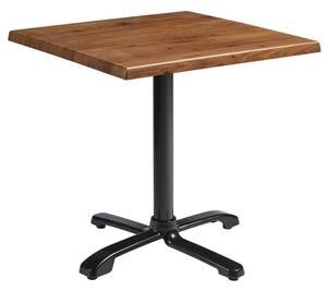 Fernie 60cm Wooden Flip Top Square Bistro Table In Natural