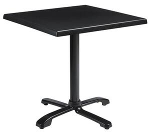 Fernie 80cm Wooden Flip Top Square Bistro Table In Black