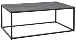Extro Wooden Rectangular Coffee Table In Metallic Anthracite