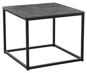 Extro Wooden Square Coffee Table In Metallic Anthracite